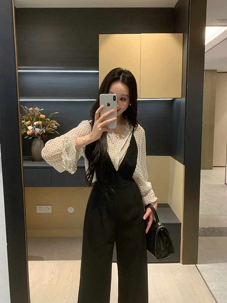 Spring Summer Floral Print Chiffon Tank Top And Pants Set Women's Belted Slimming Ensemble Casual Style Long Sleeve Long Pants
Spring Summer Floral Print Chiffon Tank Top And Pants Set Women's Belted Slimming Ensemble Casual Style Long Sleeve Long Pants