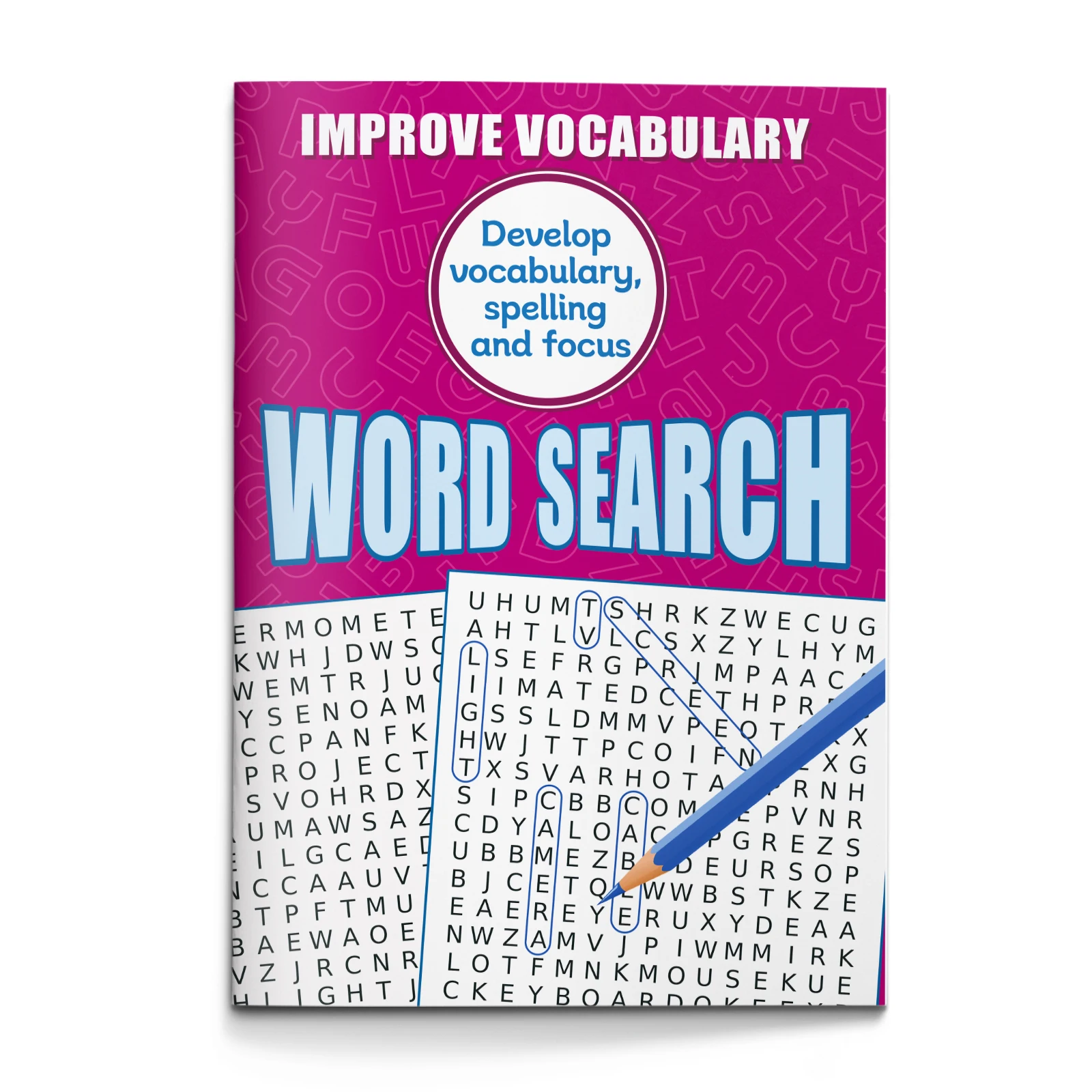 Поиск слов для детей — веселая книга-головоломка для повышения словарного запаса и фокусировки навыков
Поиск слов для детей — веселая книга-головоломка для повышения словарного запаса и фокусировки навыков