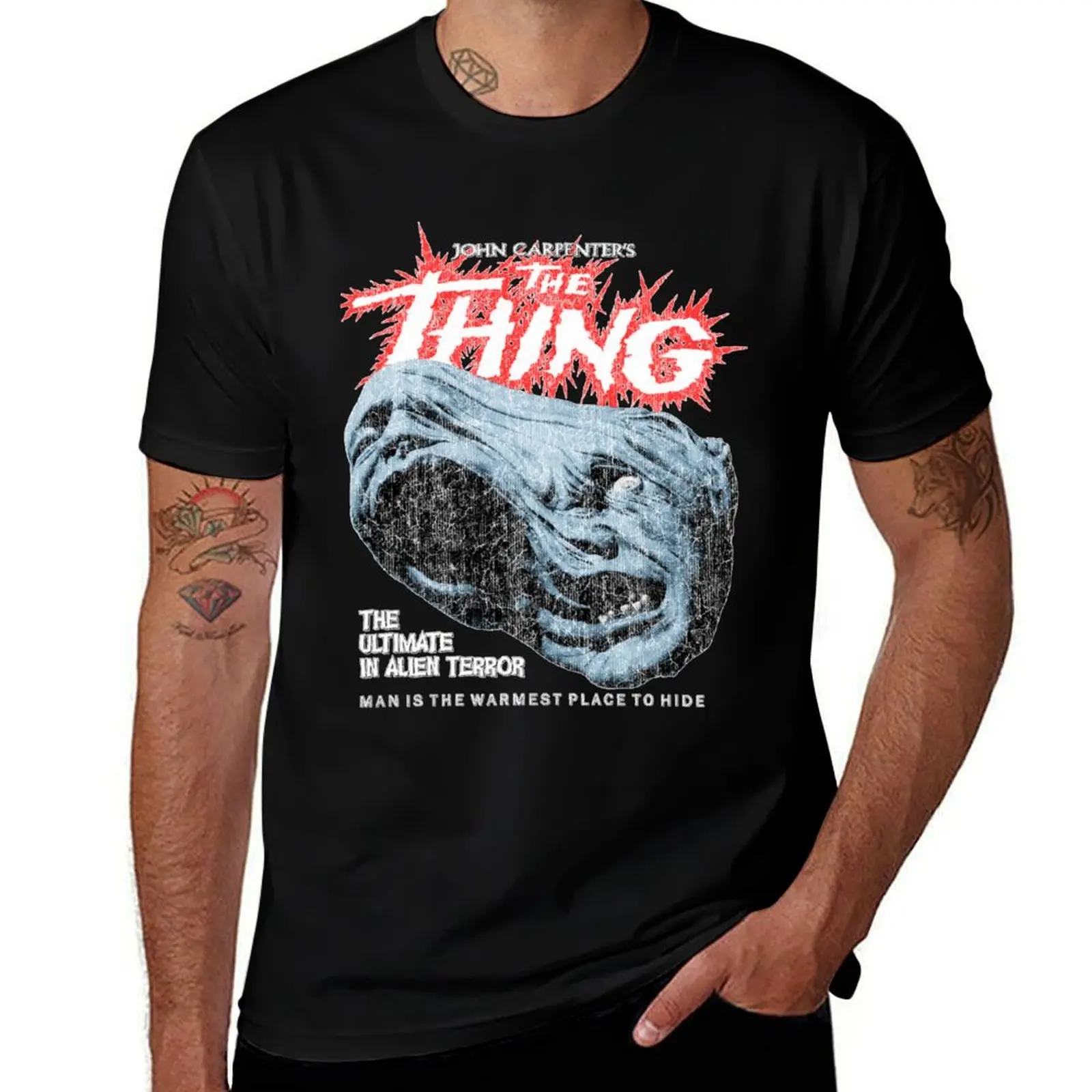 The Thing Distressed John Carpenter Horror Sci Fi T-Shirt funny gifts Anime t-shirt customizeds mens t shirts
The Thing Distressed John Carpenter Horror Sci Fi T-Shirt funny gifts Anime t-shirt customizeds mens t shirts