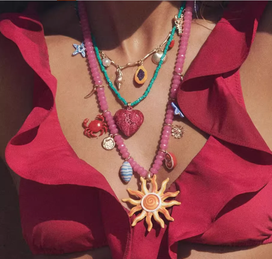 Европейское и американское летнее сладкое многослойное преувеличенное ожерелье с подсолнечником допамина
Европейское и американское летнее сладкое многослойное преувеличенное ожерелье с подсолнечником допамина