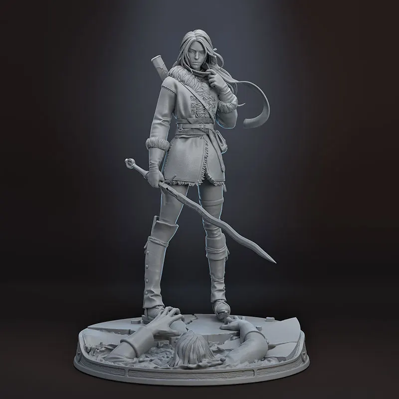 1/24 1/18 Resin Model Kit Witcher Hunter Figurine Sculpture Unpainted No Color RW-1430
1/24 1/18 Resin Model Kit Witcher Hunter Figurine Sculpture Unpainted No Color RW-1430