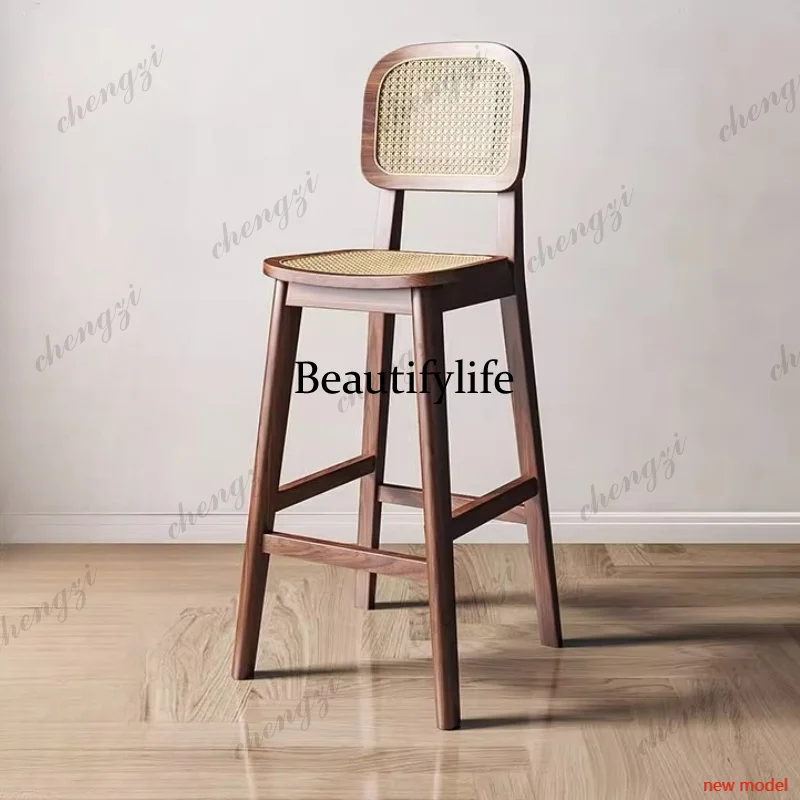 Brown Back Kitchen Bar Stools Nordic Rattan Wooden High Dining Bar Stools Modern Island Minimalist Banqueta Home FurnitureF132
Brown Back Kitchen Bar Stools Nordic Rattan Wooden High Dining Bar Stools Modern Island Minimalist Banqueta Home FurnitureF132