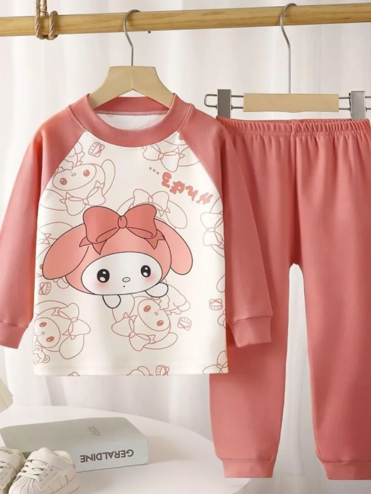 Kuromi My Melody Sanrio 2026 Spring Autumn New Velvet Children's Pajamas Kulomi Girls' Autumn Clothes Pants Set Home Clothes Boy
Kuromi My Melody Sanrio 2026 Spring Autumn New Velvet Children's Pajamas Kulomi Girls' Autumn Clothes Pants Set Home Clothes Boy