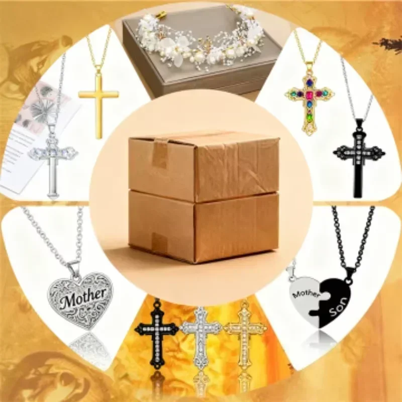 Alloy Jewelry Mystery Blind Box Random Mixed Pendant Ear Cuff Bangle Trendy Surprise Gift For Ladies
Alloy Jewelry Mystery Blind Box Random Mixed Pendant Ear Cuff Bangle Trendy Surprise Gift For Ladies
