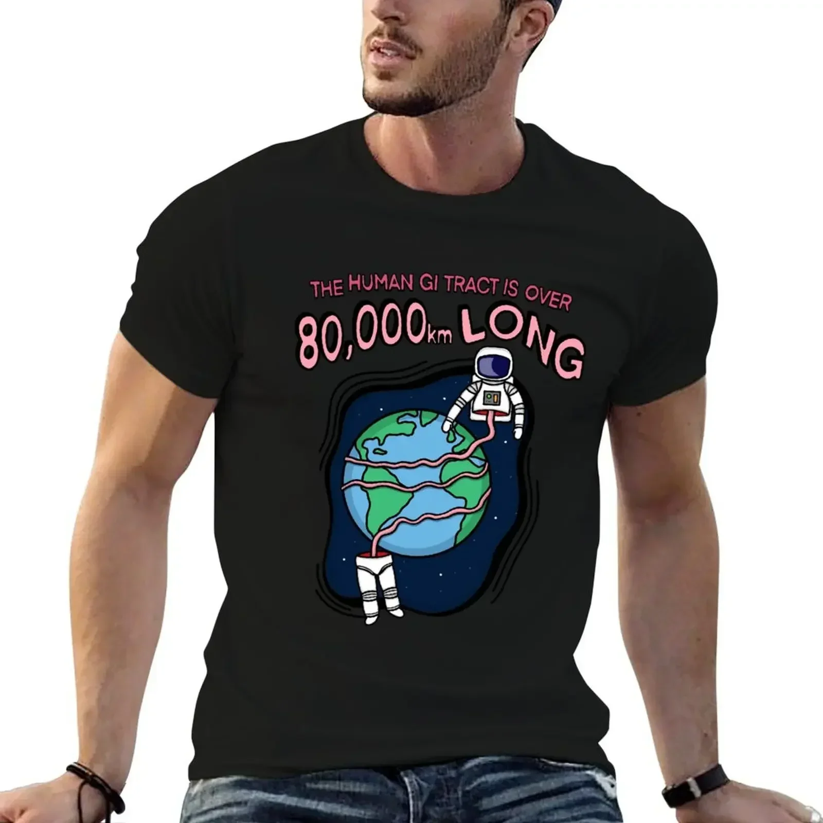 The Human GI Tract Is Over 80,000 Km Long T-Shirt Plus Size Tops Man T Shirt Vintage Fruit of The Loom Mens T Shirts
The Human GI Tract Is Over 80,000 Km Long T-Shirt Plus Size Tops Man T Shirt Vintage Fruit of The Loom Mens T Shirts