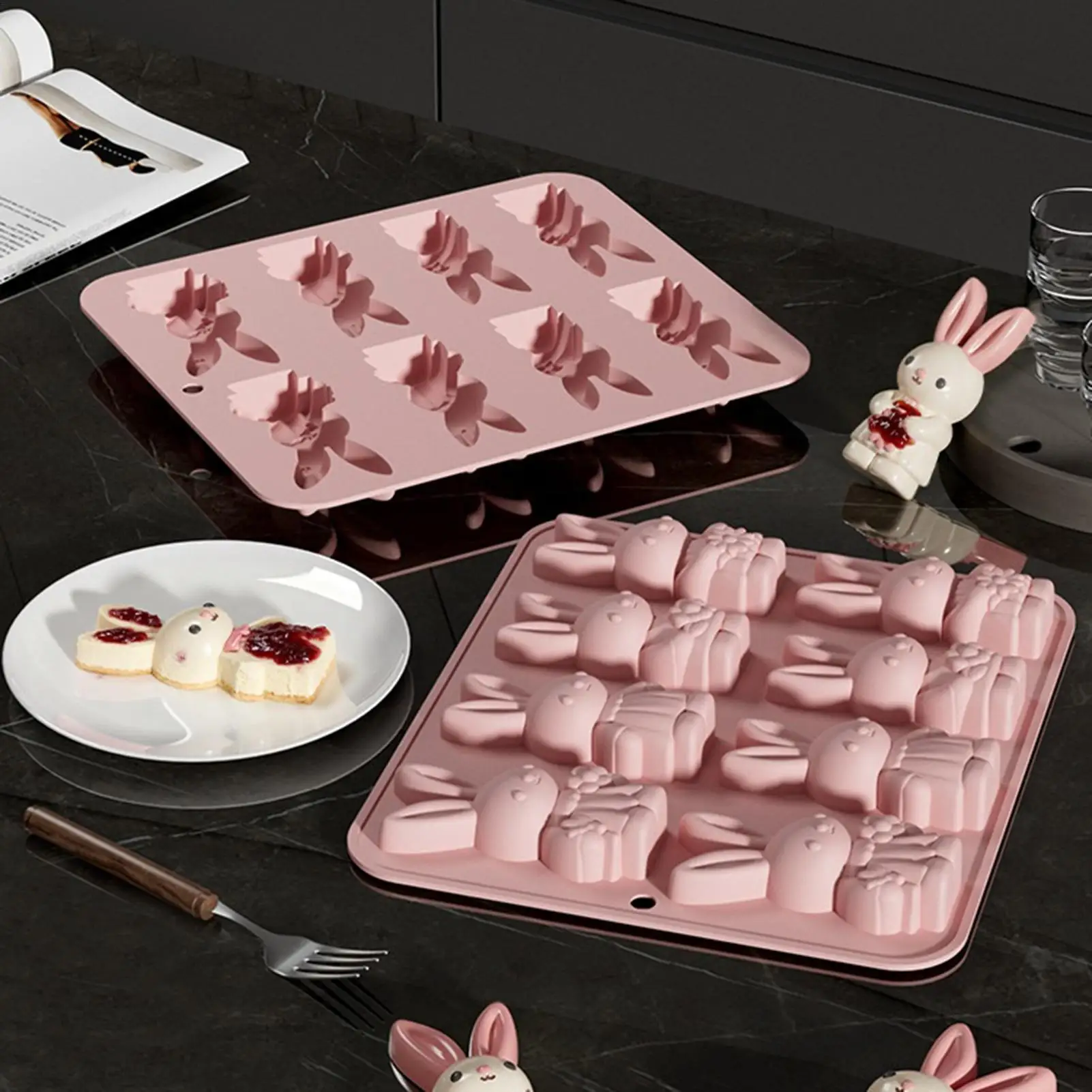 Easter Bunny Silicone Molds Heat Resistant Bunny Shape Mould for Cake Ice Soap Candle Cookie Dessert Candy Craft Easter Molds
Easter Bunny Silicone Molds Heat Resistant Bunny Shape Mould for Cake Ice Soap Candle Cookie Dessert Candy Craft Easter Molds