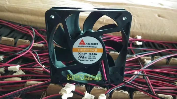 Бесплатная доставка, новый 6015 FD126015LB DC12V 0,14A 6 см двухпроводной вентилятор охлаждения
Бесплатная доставка, новый 6015 FD126015LB DC12V 0,14A 6 см двухпроводной вентилятор охлаждения