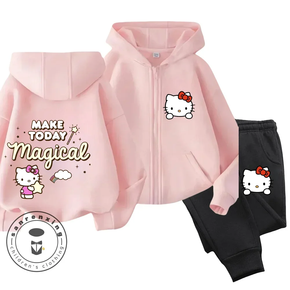 Hoodies Sets Boys Outfit Set Kids Hello Kitty Clothes Girls Clothing Tops Pants Suits 4-14 Years Old Ports Suits Hoodies Sweater
Hoodies Sets Boys Outfit Set Kids Hello Kitty Clothes Girls Clothing Tops Pants Suits 4-14 Years Old Ports Suits Hoodies Sweater