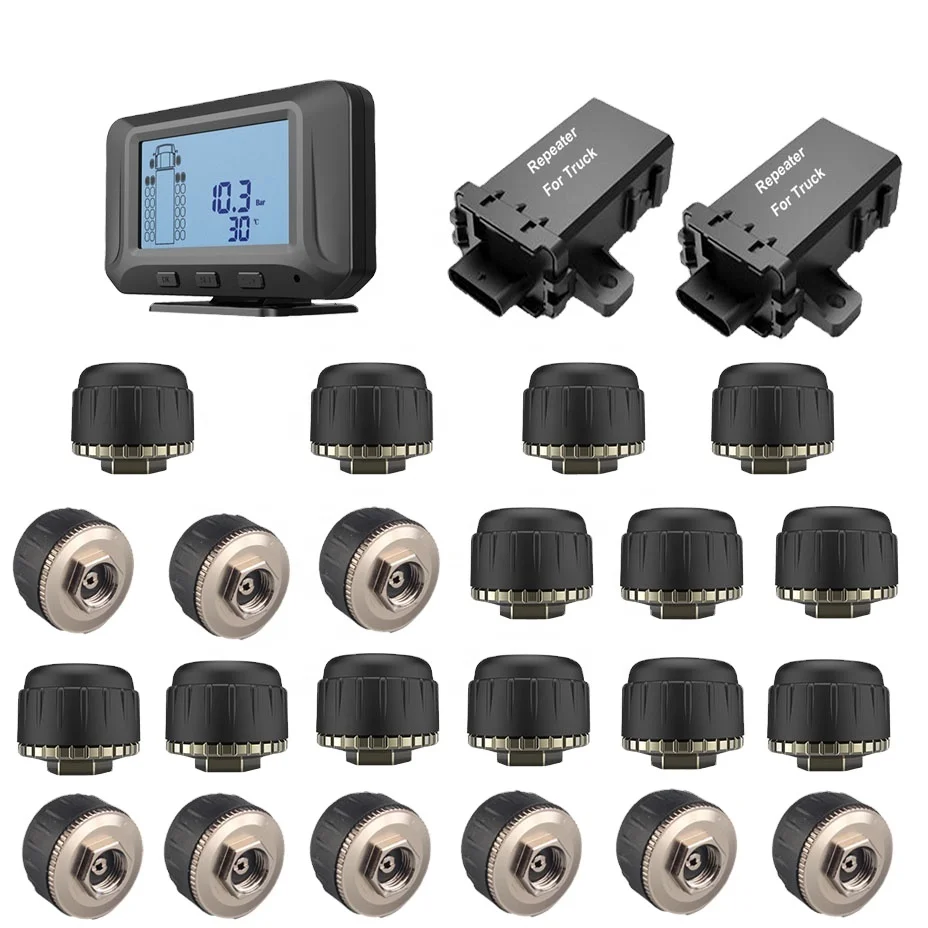 MSHot Sale 22 Wheel Tire Pressure Gauge Monitoring System Replacement TPMS for Trailer Truck
MSHot Sale 22 Wheel Tire Pressure Gauge Monitoring System Replacement TPMS for Trailer Truck