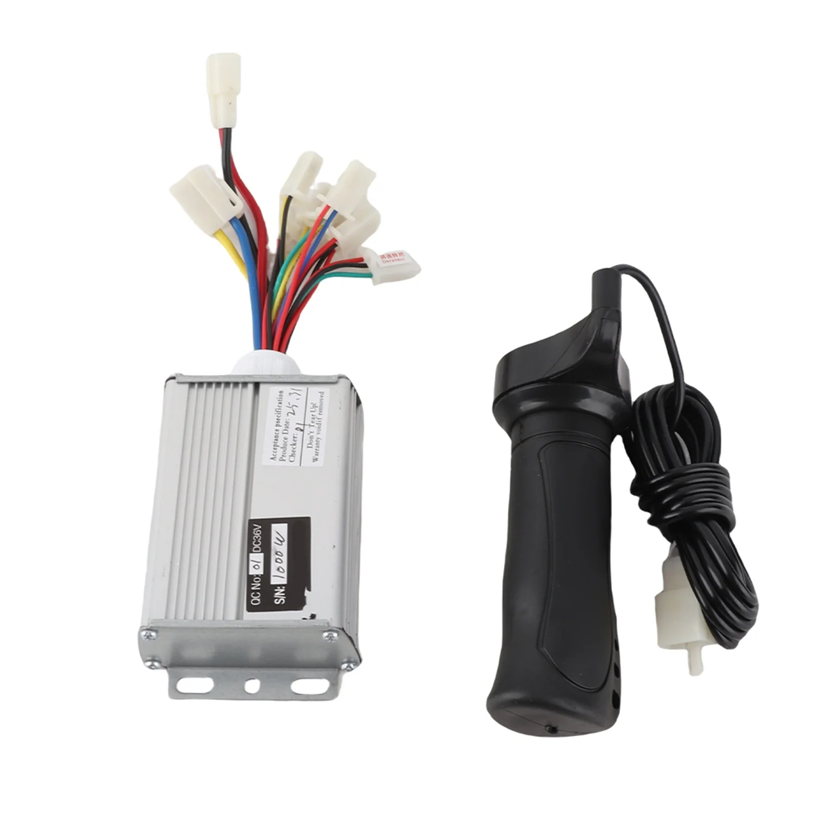 36V 1000W Controller with Ordinary Long Wire Throttle Grip Kit Electric Bicycle Accessory
36V 1000W Controller with Ordinary Long Wire Throttle Grip Kit Electric Bicycle Accessory