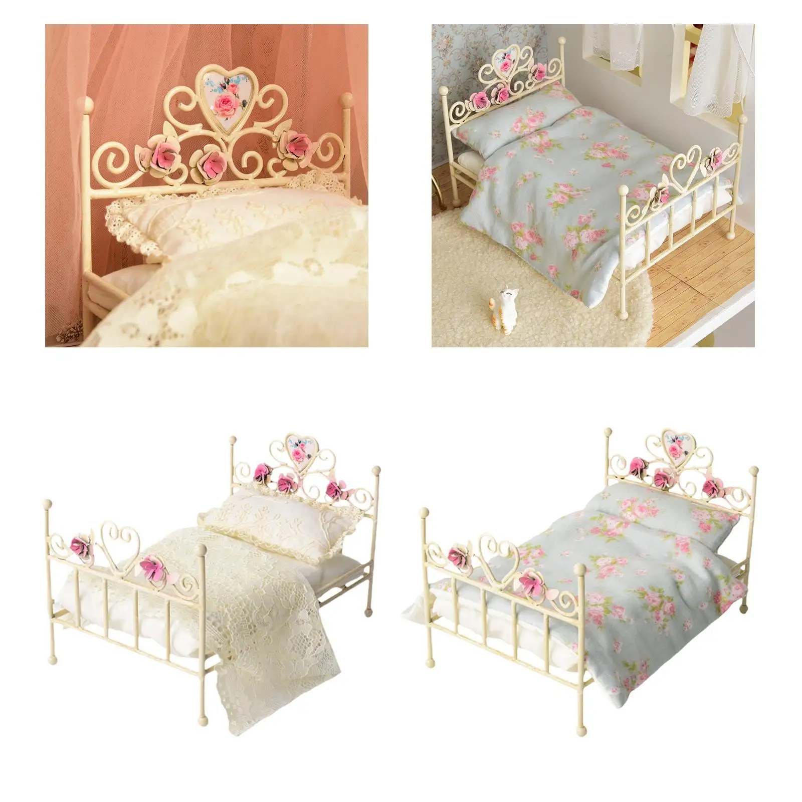 1:12 Iron Bed with Mattress Miniature Furniture Room Mini Retro Bed for Window Display Gift Landscape Decorations Ornaments
1:12 Iron Bed with Mattress Miniature Furniture Room Mini Retro Bed for Window Display Gift Landscape Decorations Ornaments