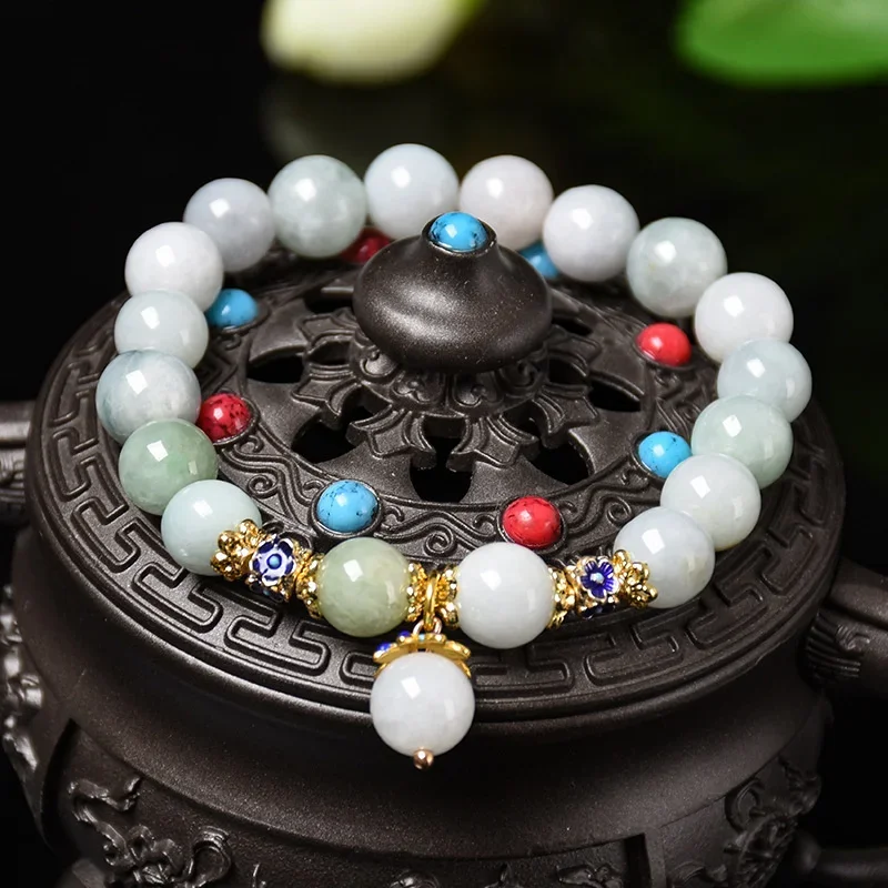 Natural Bracelet Jade Bracelet Mellow Cold Jade Handstring Buddha Beads Bracelet Wholesale for Men and Women
Natural Bracelet Jade Bracelet Mellow Cold Jade Handstring Buddha Beads Bracelet Wholesale for Men and Women