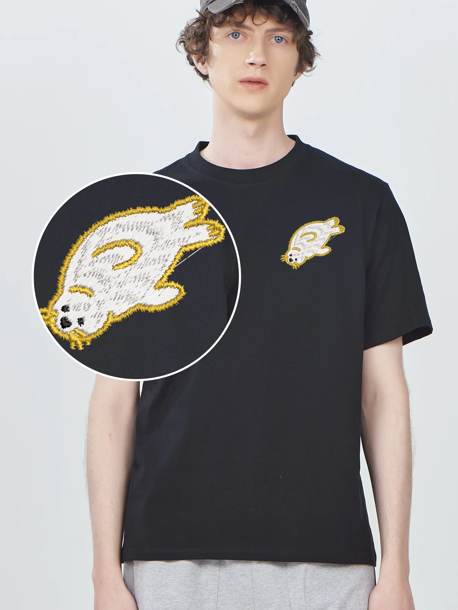 Lovely Seal Embroidered Tee Shirt Graphic Camiseta Breathable New In Tops & Tees Unisex Design Casual Embroidery Clothes
Lovely Seal Embroidered Tee Shirt Graphic Camiseta Breathable New In Tops & Tees Unisex Design Casual Embroidery Clothes