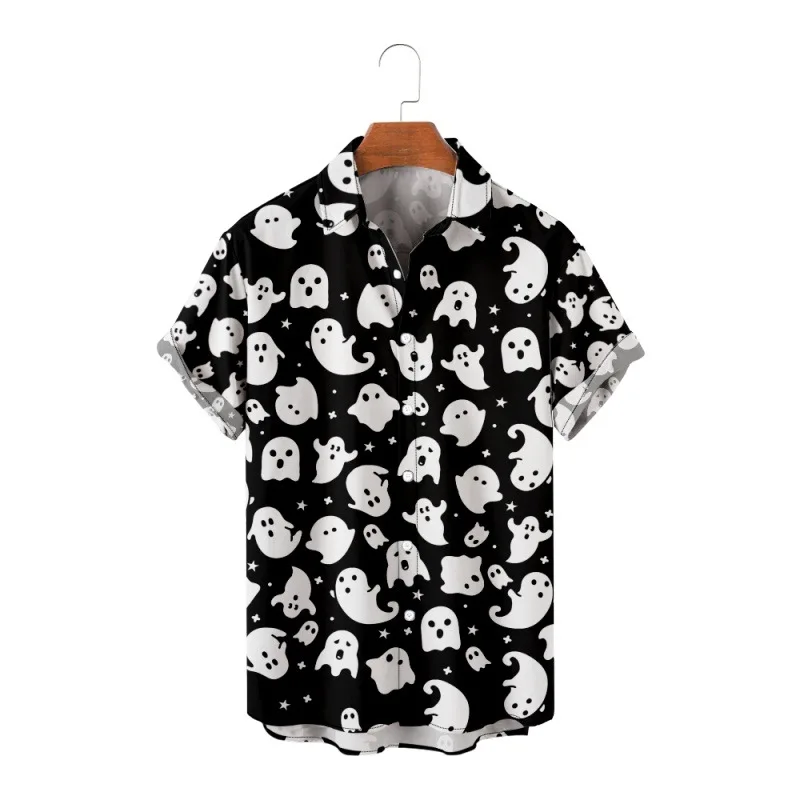 Japanese Style Men Street Wear Hawaiian Black White Print Shirt Beach Shirt Summer Short Sleeve Harajuku Hip Hop Aloha Shirt
Japanese Style Men Street Wear Hawaiian Black White Print Shirt Beach Shirt Summer Short Sleeve Harajuku Hip Hop Aloha Shirt