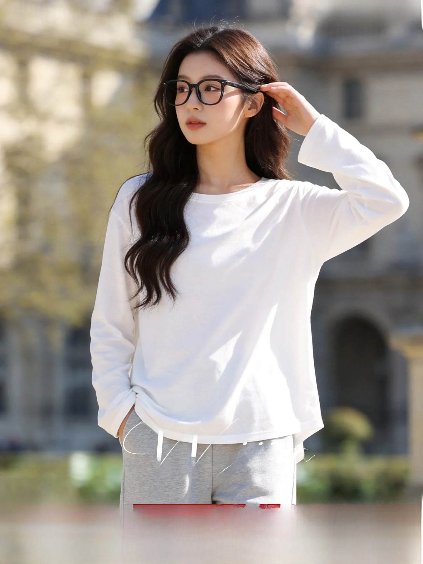 Chic Color Loose round Neck Top Elegant Meat Concealing Casual Style Women's plus Size Inner Wear for Summer 2026
Chic Color Loose round Neck Top Elegant Meat Concealing Casual Style Women's plus Size Inner Wear for Summer 2026