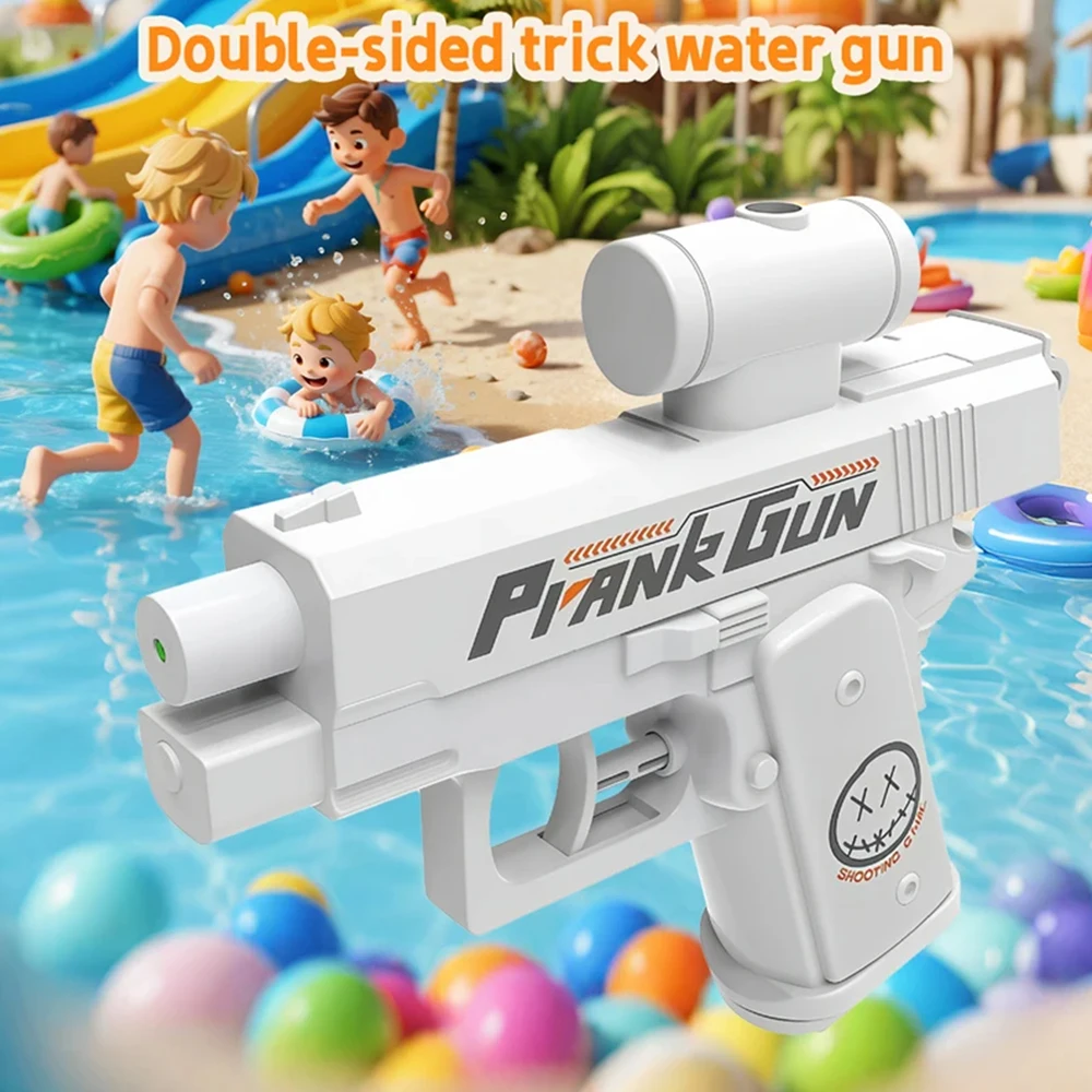 2pcs Summer Fun Double Sided Prank Water Gun Prank Two-Way Water Gun Pranks Battle Waters Guns Fight Novelty Game for Parties
2pcs Summer Fun Double Sided Prank Water Gun Prank Two-Way Water Gun Pranks Battle Waters Guns Fight Novelty Game for Parties