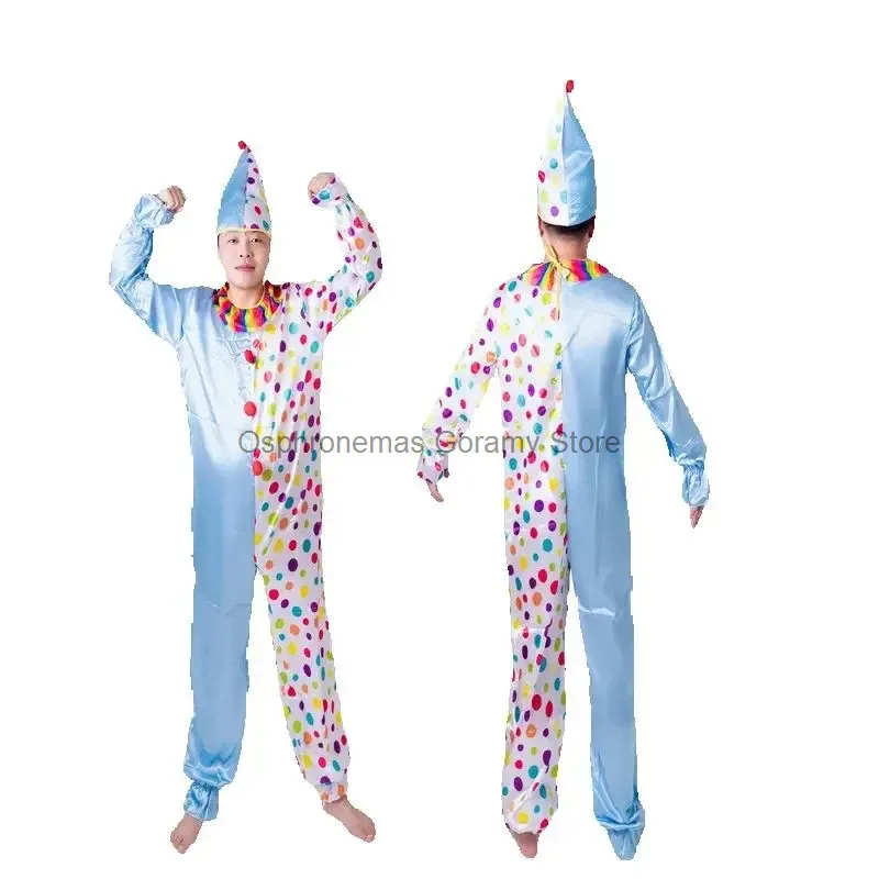 Halloween Cosplay Men's Clown Costumes Circus Clown Halloween Cosplay Costume Stage Performance Suit Carnival Party Bodysuit
Halloween Cosplay Men's Clown Costumes Circus Clown Halloween Cosplay Costume Stage Performance Suit Carnival Party Bodysuit