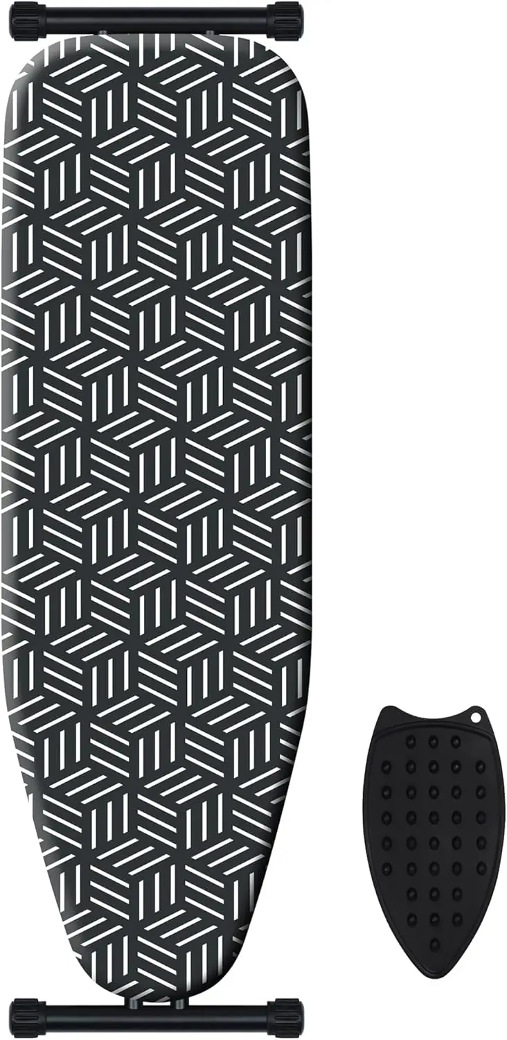 Компактная гладильная доска полного размера с очень широкой поверхностью, толстым мягким покрытием и устойчивой складной конструкцией
Компактная гладильная доска полного размера с очень широкой поверхностью, толстым мягким покрытием и устойчивой складной конструкцией