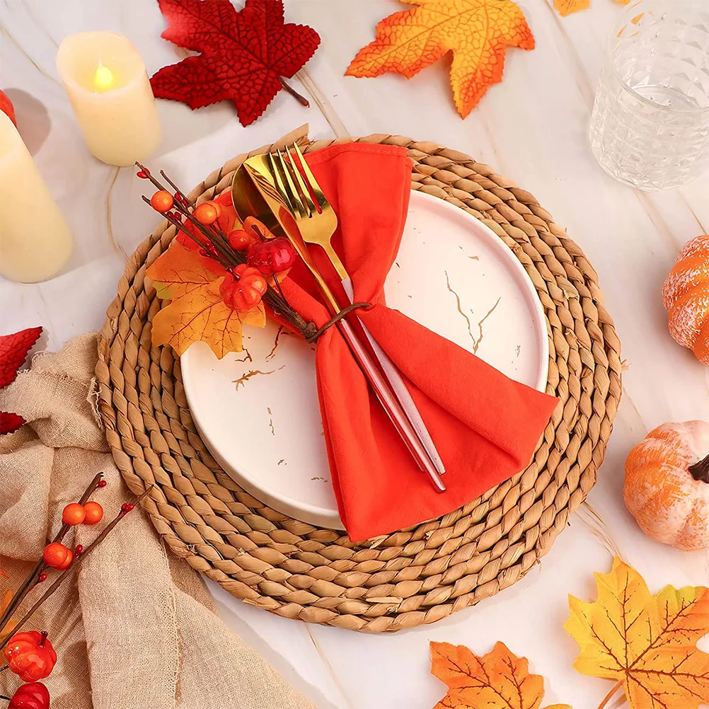 4 Pcs Napkin Ring Set Table Napkins Decor Holder Rings Leaves for Maple Leaf Western Autumn Banquet
4 Pcs Napkin Ring Set Table Napkins Decor Holder Rings Leaves for Maple Leaf Western Autumn Banquet
