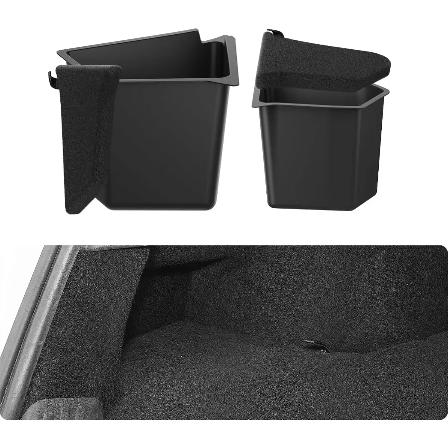 New Version 20222024 Tesla Model Y Trunk Organizer Trunk Storage Bins with Carpeted Lid Waterproof Rear Side Box Interior Acces
New Version 20222024 Tesla Model Y Trunk Organizer Trunk Storage Bins with Carpeted Lid Waterproof Rear Side Box Interior Acces