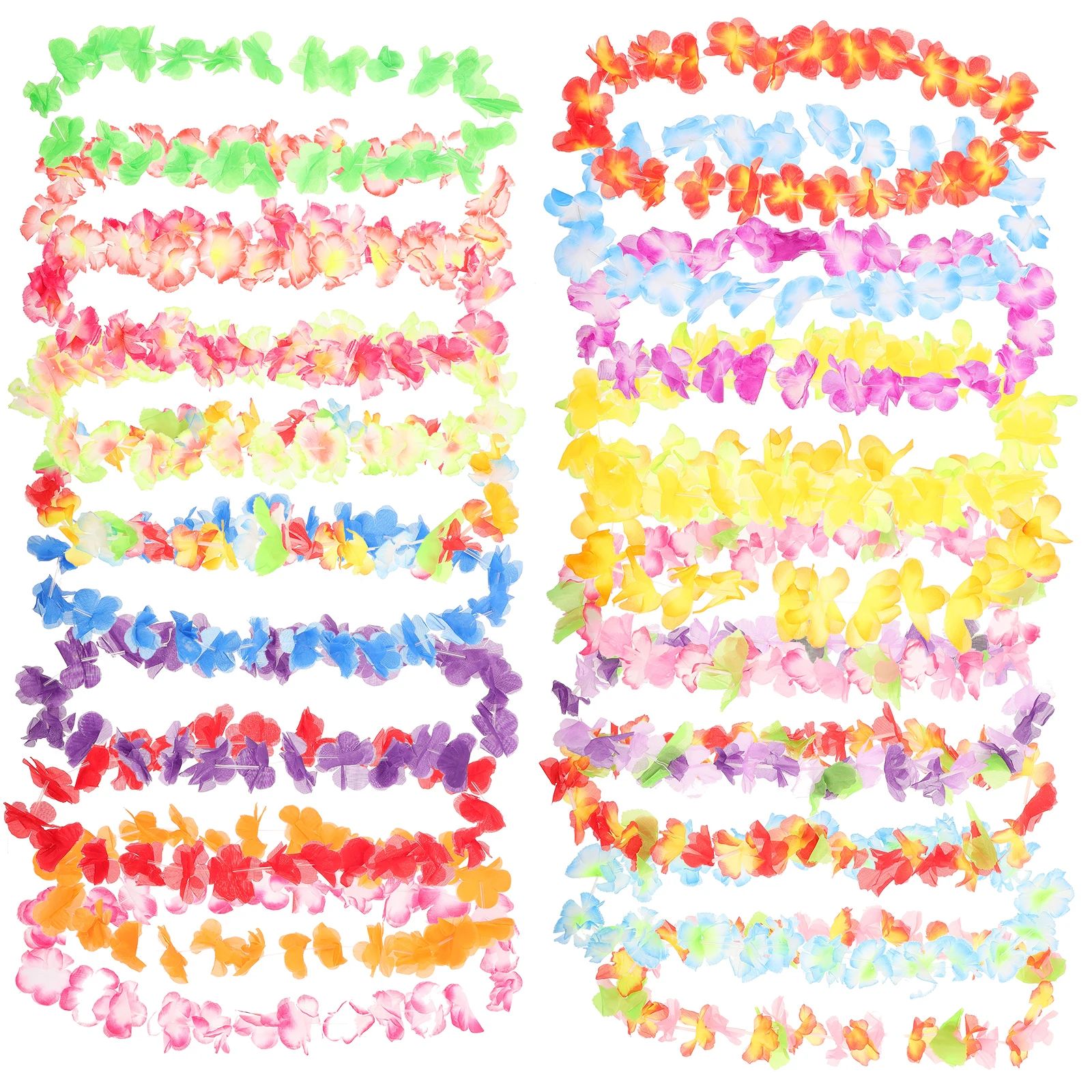 50pcs Wreaths Luau Hawaiian Leis Party Favors Adult Flowers Necklace Flower Necklace Garland Floral Decorations
50pcs Wreaths Luau Hawaiian Leis Party Favors Adult Flowers Necklace Flower Necklace Garland Floral Decorations