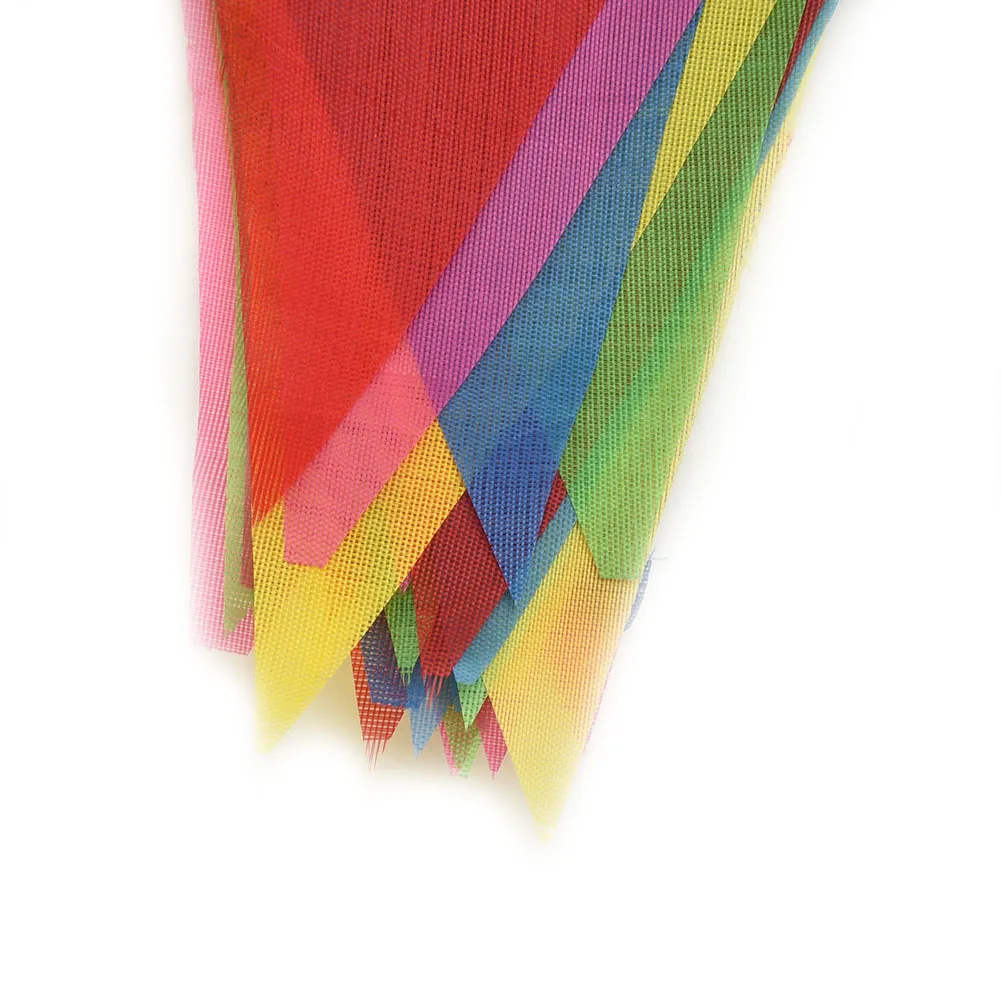 Multi Color Pennant Banners String Flag Triangles Party Decor Nylon 50m Rope Flag String Wedding Shop Street Garden Decoration
Multi Color Pennant Banners String Flag Triangles Party Decor Nylon 50m Rope Flag String Wedding Shop Street Garden Decoration
