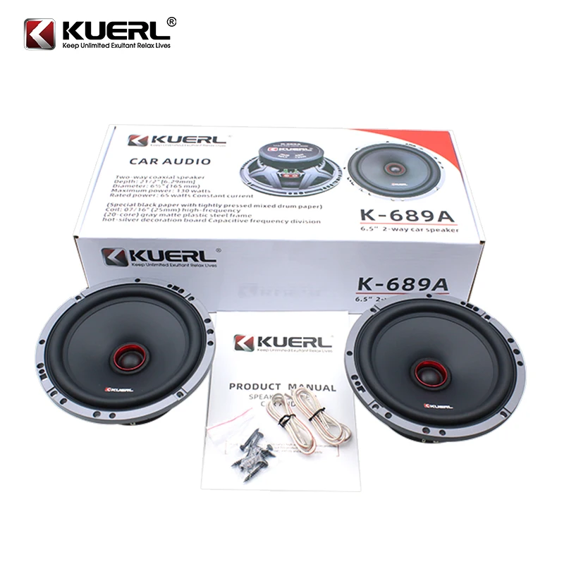6.5 Inch RMS 65W 4Ohm 88DB Coaxial Car Speakers with Tweeter 2-Way Subwoofers for DC 12V Car Audio System(1 pair speaker)
6.5 Inch RMS 65W 4Ohm 88DB Coaxial Car Speakers with Tweeter 2-Way Subwoofers for DC 12V Car Audio System(1 pair speaker)