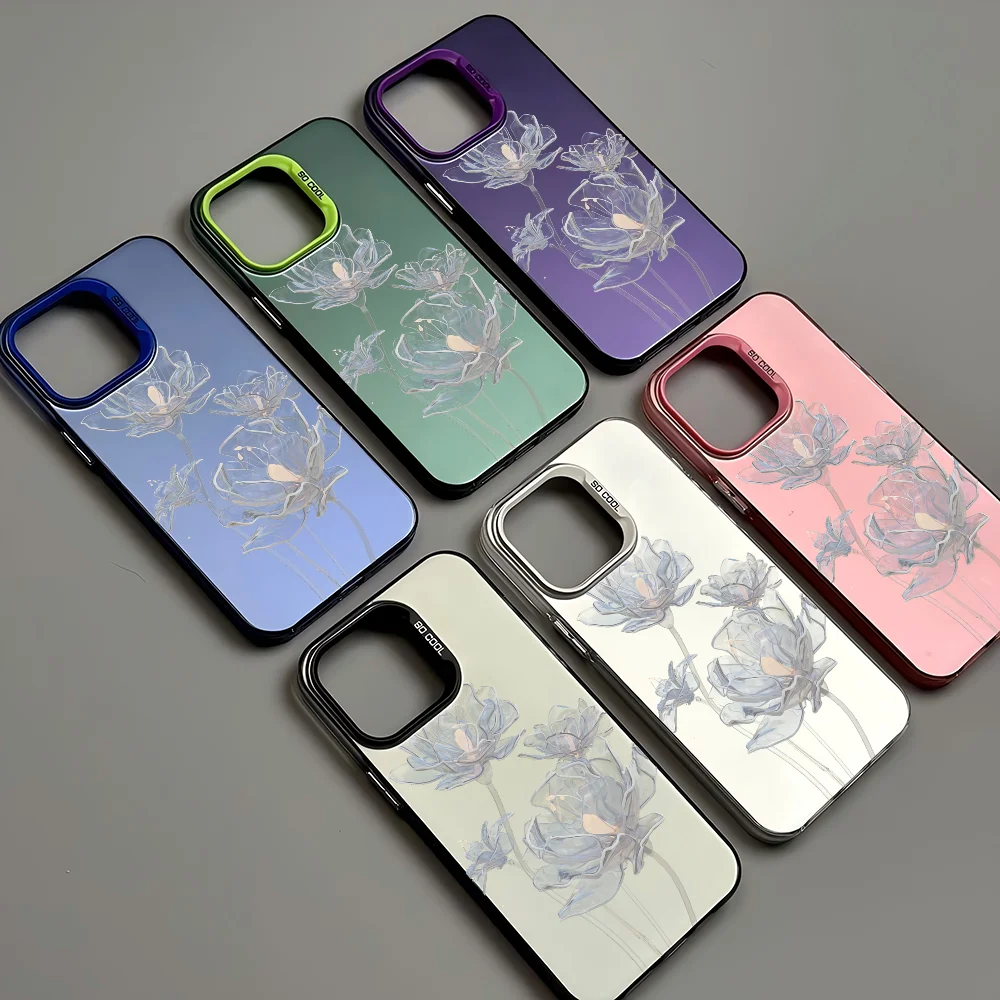 Rose Flower Phone Case IMD Color Silver Shell For IPhone 16 15 14 13 12 Pro Max Plus
Rose Flower Phone Case IMD Color Silver Shell For IPhone 16 15 14 13 12 Pro Max Plus