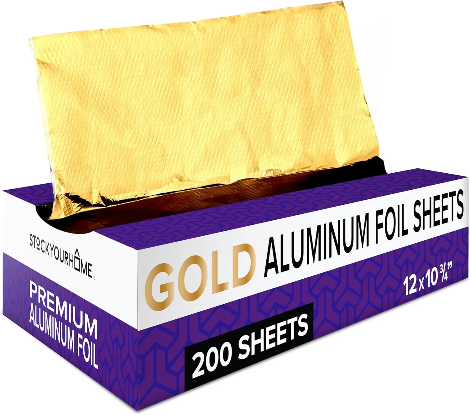 Gold Foil Sheets 200 Count - Heavy Duty 12" Pop Up, Pre-Cut for Restaurants, Sandwiches
Gold Foil Sheets 200 Count - Heavy Duty 12" Pop Up, Pre-Cut for Restaurants, Sandwiches