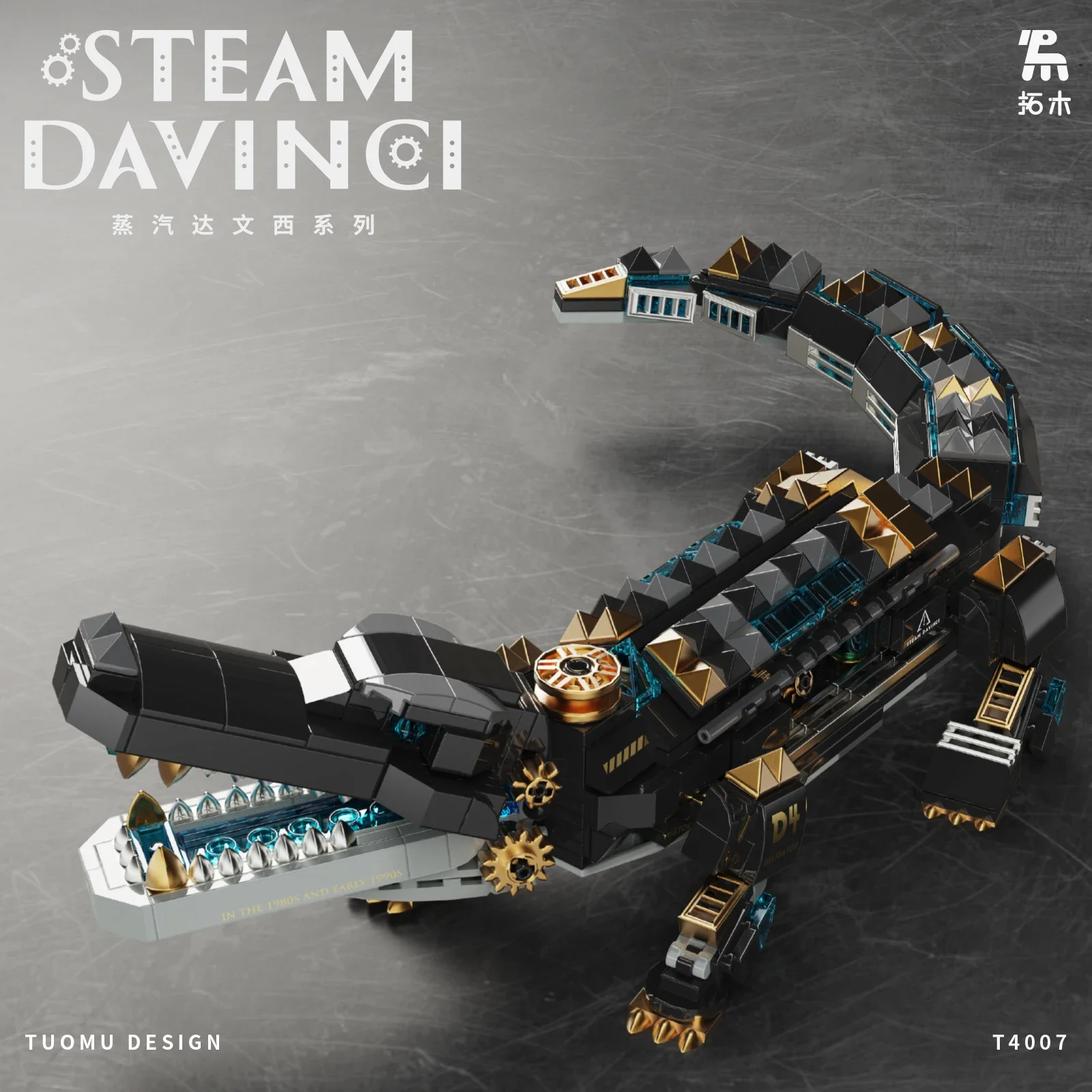 T4007 Heavy Armored Giant Toothed Crocodile Eagle Building Blocks Steam Da Vinci Series Mechanical Assembly Puzzle Toy Cross bor
T4007 Heavy Armored Giant Toothed Crocodile Eagle Building Blocks Steam Da Vinci Series Mechanical Assembly Puzzle Toy Cross bor