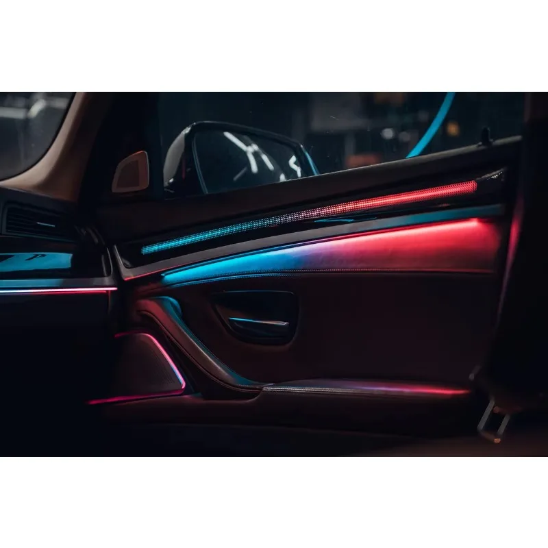 64 Colors LHD/RHD F10 Ambient Lighting Upgrade Kit for BMW 5 Series 2011 - 2017 Car Interior LED Light Accessories
64 Colors LHD/RHD F10 Ambient Lighting Upgrade Kit for BMW 5 Series 2011 - 2017 Car Interior LED Light Accessories