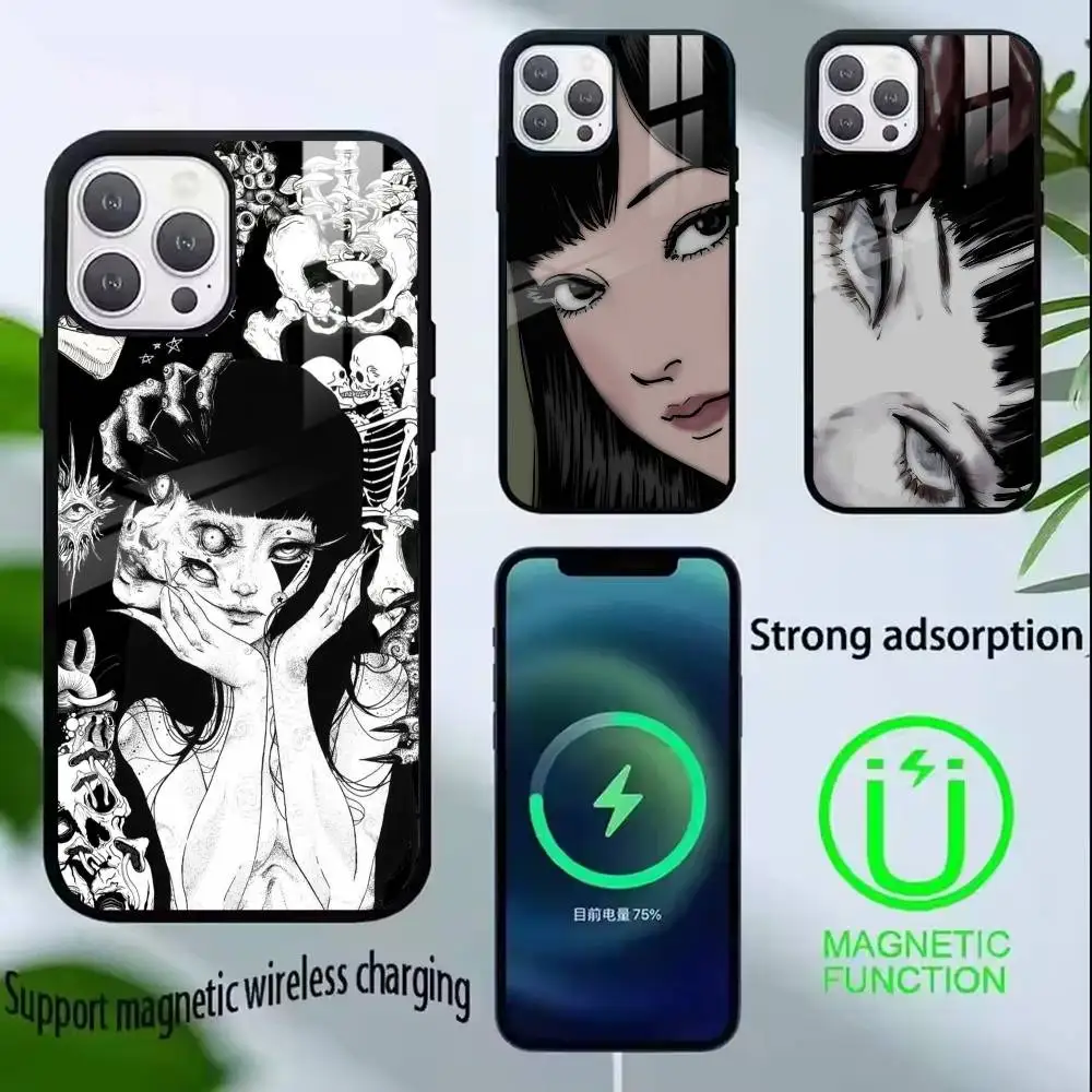 Comics J-Junji Ito T-Tomie Phone Case For iPhone17,16,15,14,13,12,11 Plus,Pro Compatible with magnetic wireless charging
Comics J-Junji Ito T-Tomie Phone Case For iPhone17,16,15,14,13,12,11 Plus,Pro Compatible with magnetic wireless charging