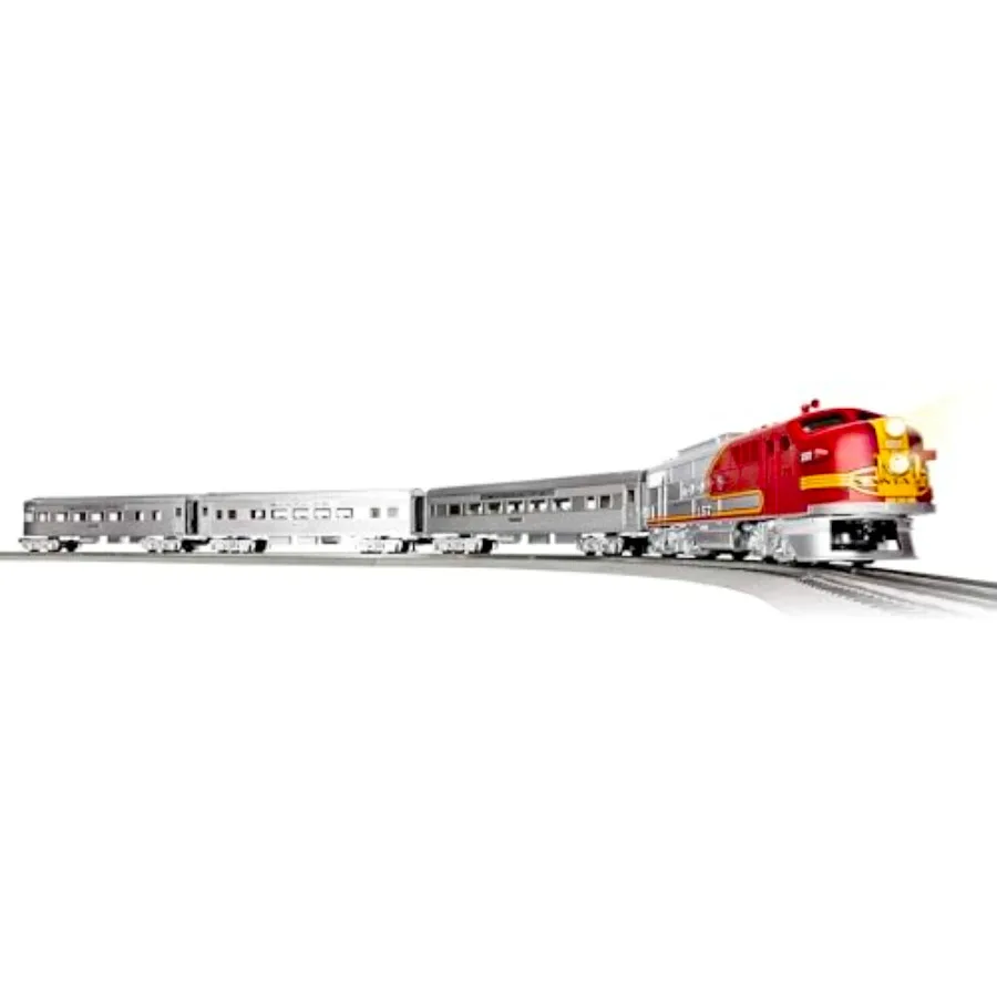 Santa Fe Super Chief Electric O Gauge 5.0 Bluetooth Train Set with Remote for home display metal and plastic construction red a
Santa Fe Super Chief Electric O Gauge 5.0 Bluetooth Train Set with Remote for home display metal and plastic construction red a