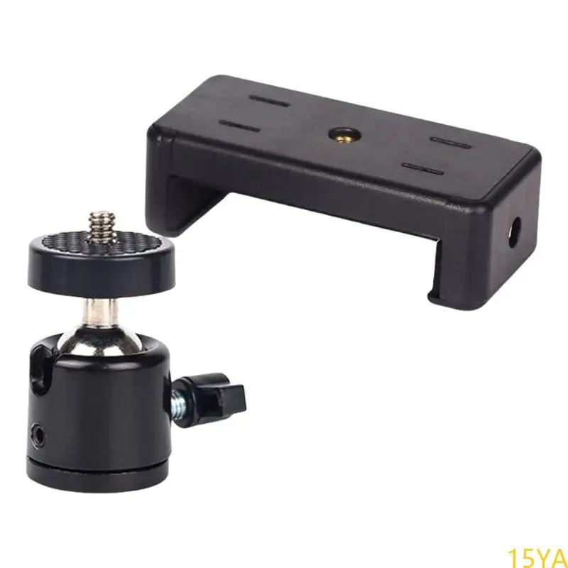15YA Smartphone Clip Mount with Two Screw Holes Bracket for Tripods and Monopods
15YA Smartphone Clip Mount with Two Screw Holes Bracket for Tripods and Monopods