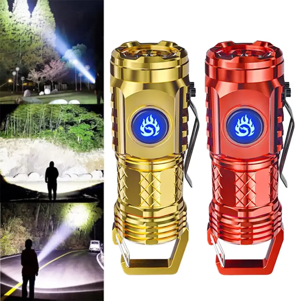 New Strong Light Mini Flashlight USB Rechargeable Flashlight Super Flash Three Eyes Monster Flashlight Outdoor Portable Lighting
New Strong Light Mini Flashlight USB Rechargeable Flashlight Super Flash Three Eyes Monster Flashlight Outdoor Portable Lighting