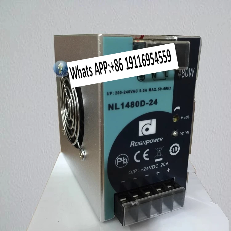 1PC New genuine NL1480D-24 rail type switching power supply 480W24V20A
1PC New genuine NL1480D-24 rail type switching power supply 480W24V20A