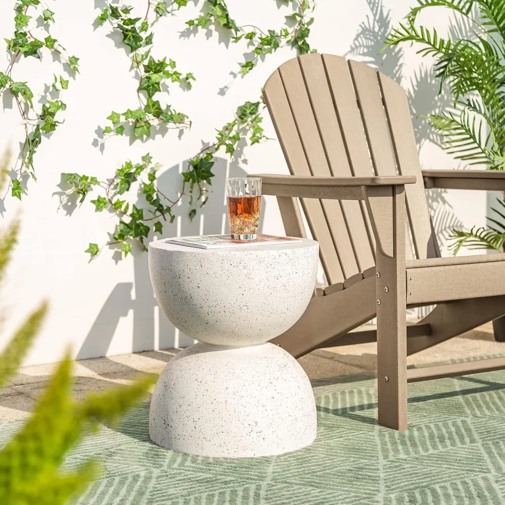Outdoor Side Tables Set of 2, Heavy Duty Patio Sturdy Faux Terrazzo Decorative Garden Stool Planter Stand for, Customized
Outdoor Side Tables Set of 2, Heavy Duty Patio Sturdy Faux Terrazzo Decorative Garden Stool Planter Stand for, Customized