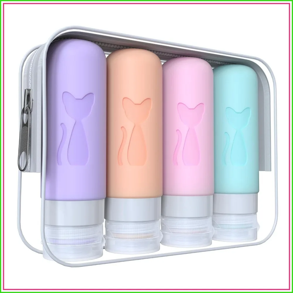 TSA Approved 3oz Leakproof Travel Bottles for Toiletries, Refillable Containers for Shampoo Conditioner Lotion Body Wash (Multicolored)
TSA Approved 3oz Leakproof Travel Bottles for Toiletries, Refillable Containers for Shampoo Conditioner Lotion Body Wash (Multicolored)