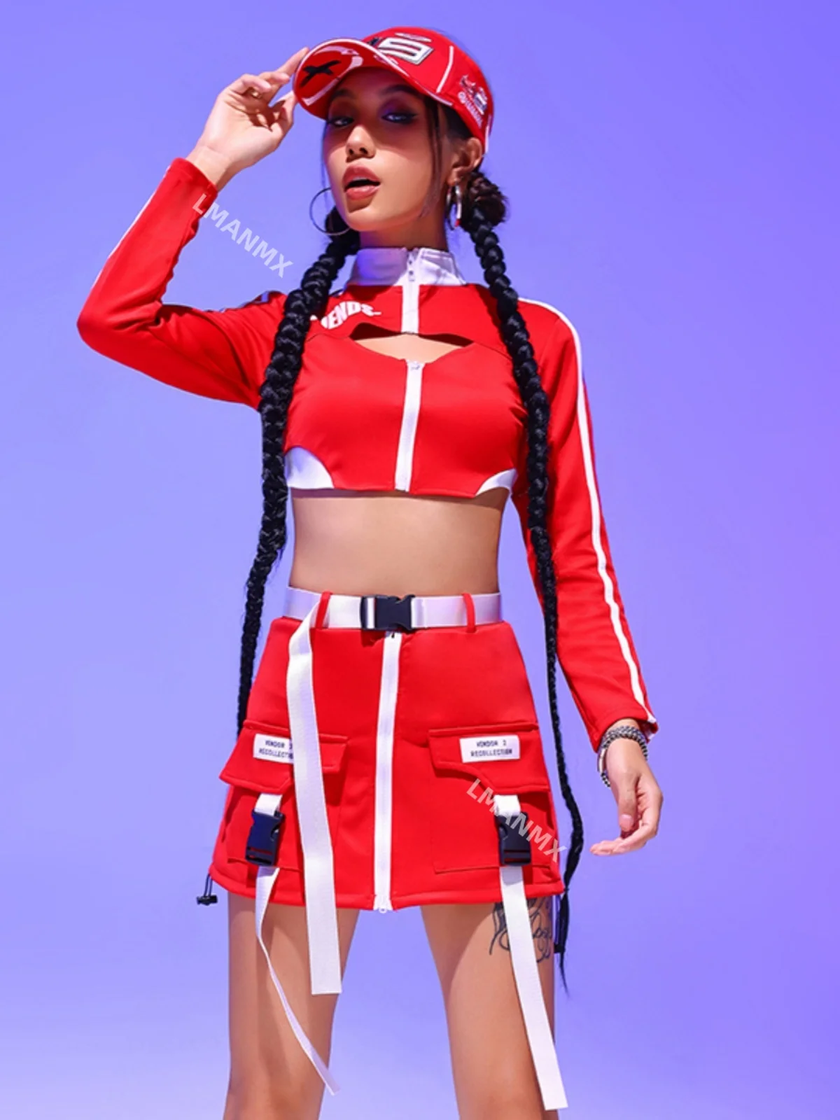 Костюм для джазового танца, женский костюм для пения в группе корейской девушки, костюм для выступлений в спортивном стиле в стиле хип-хоп
Костюм для джазового танца, женский костюм для пения в группе корейской девушки, костюм для выступлений в спортивном стиле в стиле хип-хоп