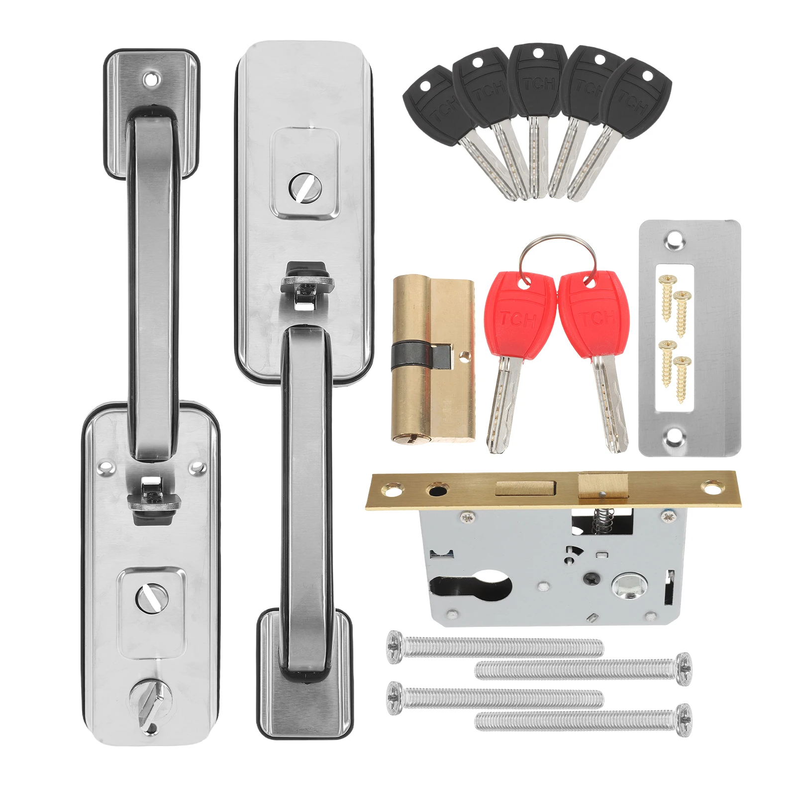 Stainless Steel Door Lock Exterior H Front Entry Heavy Duty Security AntiTheft Door Hardware Smooth Surface Long Lasting
Stainless Steel Door Lock Exterior H Front Entry Heavy Duty Security AntiTheft Door Hardware Smooth Surface Long Lasting