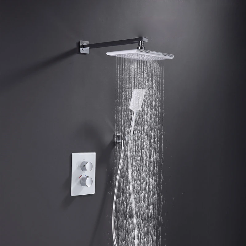 Настенная душевая система со скрытой панелью и термостатическим клапаном хромированного или черного цвета
Настенная душевая система со скрытой панелью и термостатическим клапаном хромированного или черного цвета