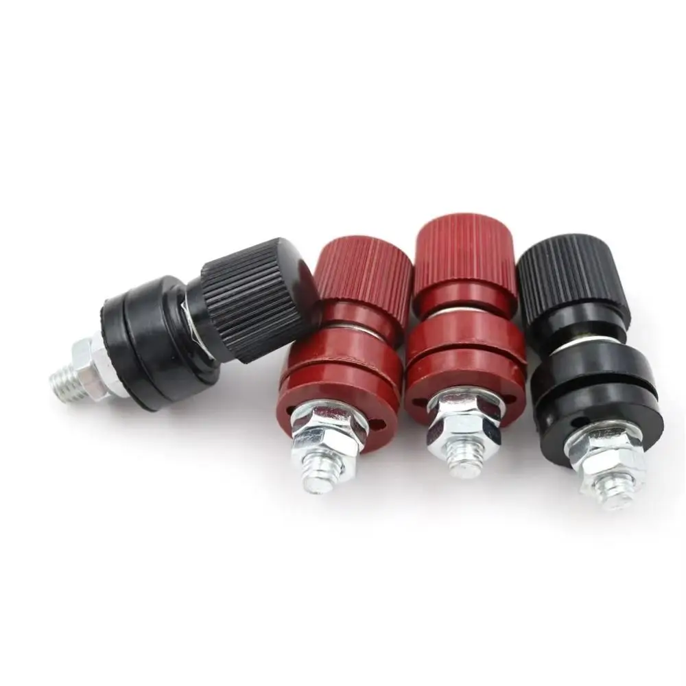 Electrical Equipment Red Black Copper Posts Terminal Blocks 6mm Copper Binding Post Power Supply Connector
Electrical Equipment Red Black Copper Posts Terminal Blocks 6mm Copper Binding Post Power Supply Connector