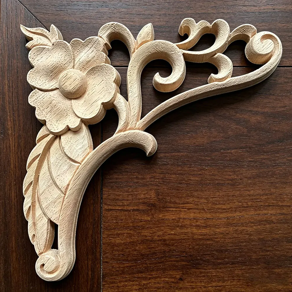 2PCS 18cm Wooden Carved Applique Furniture Mouldings Decal DIY Corner Onlay Decoration Frame Cupboard Cabinet Decal
2PCS 18cm Wooden Carved Applique Furniture Mouldings Decal DIY Corner Onlay Decoration Frame Cupboard Cabinet Decal