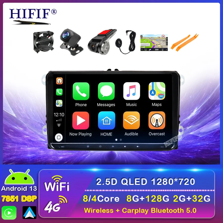 9"Android 13 Octa Core Car Player Radio GPS No DVD for vw Volkswagen Golf Plus Passat CC Touran Tiguan Sharan Skoda Seat
9"Android 13 Octa Core Car Player Radio GPS No DVD for vw Volkswagen Golf Plus Passat CC Touran Tiguan Sharan Skoda Seat