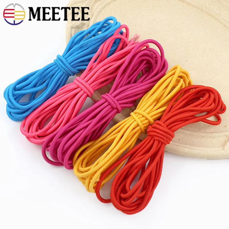 5/10/20M 5mm Colorful Round Rubber Bands Headwear Bag Decor Spring Cord Elastic Band Garment Stretch Tape DIY Sewing Accessories
5/10/20M 5mm Colorful Round Rubber Bands Headwear Bag Decor Spring Cord Elastic Band Garment Stretch Tape DIY Sewing Accessories