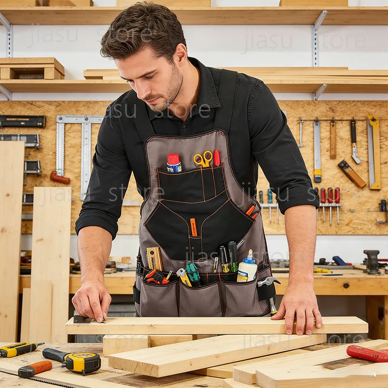 Heavy Duty Oxford Tool Apron with Multiple Pockets Custom Work Waist Apron for Carpenter Electrician
Heavy Duty Oxford Tool Apron with Multiple Pockets Custom Work Waist Apron for Carpenter Electrician