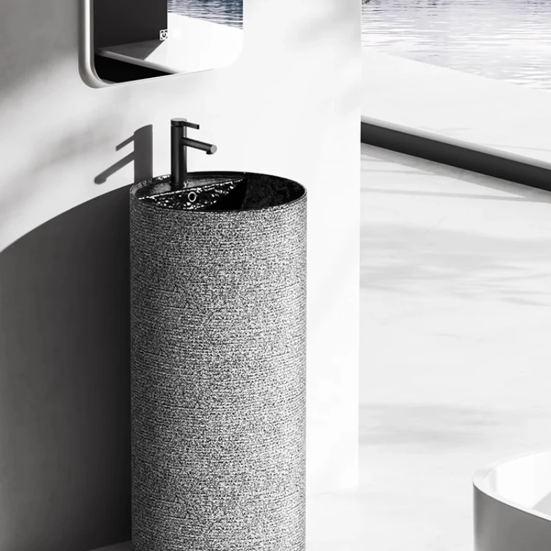 Imitation stone ceramic column basin, courtyard outdoor floor-to-ceiling wash basin, balcony, bathroom, column-type face wash
Imitation stone ceramic column basin, courtyard outdoor floor-to-ceiling wash basin, balcony, bathroom, column-type face wash