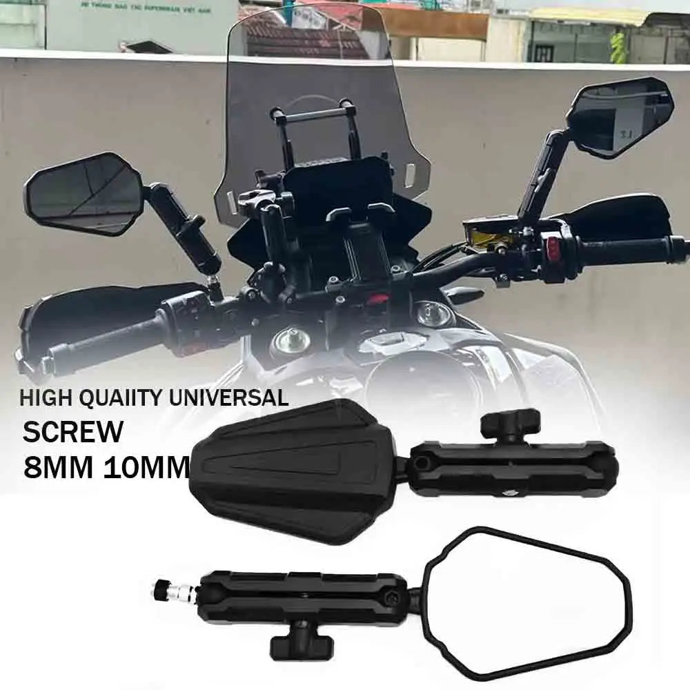 Motorcycle Mirrors M8 M10 Bolt Handlebar Mirror Universal Emark Motorcycle Rearview Mirrors Foldable 360° Adjustment
Motorcycle Mirrors M8 M10 Bolt Handlebar Mirror Universal Emark Motorcycle Rearview Mirrors Foldable 360° Adjustment