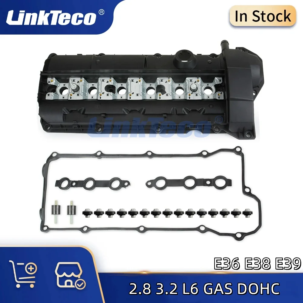 Car Engine Valve Cover For 1996-2001 BMW Z3 M3 323is 328is 328i 528i E36 E38 E39 2.8 3.2 L L6 GAS DOHC M50 M52
Car Engine Valve Cover For 1996-2001 BMW Z3 M3 323is 328is 328i 528i E36 E38 E39 2.8 3.2 L L6 GAS DOHC M50 M52