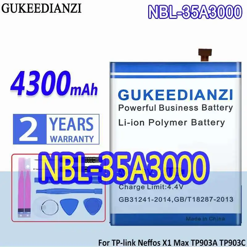 For TP-Link Neffos X1Max TP903A TP903C Mobile Phone Battery Lightweight Nbl-35A3000 4300mAh
For TP-Link Neffos X1Max TP903A TP903C Mobile Phone Battery Lightweight Nbl-35A3000 4300mAh